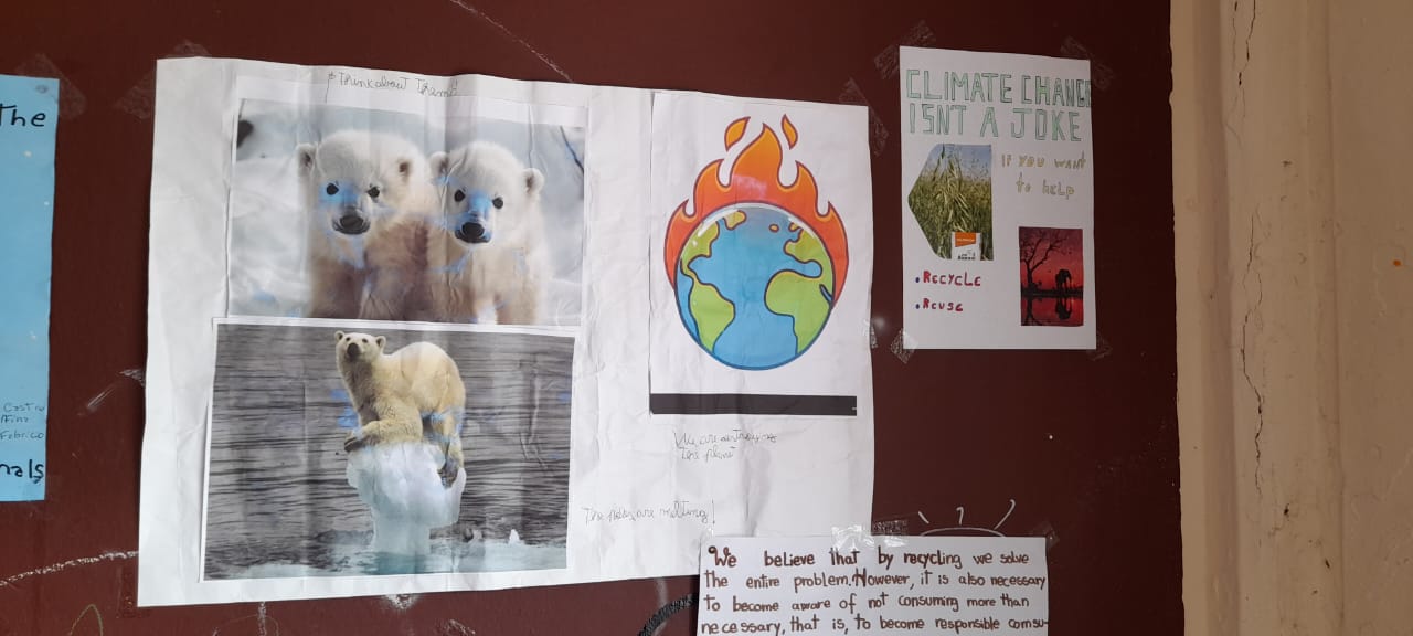 Estudiantes de 3C levantan la voz por el cuidado del planeta